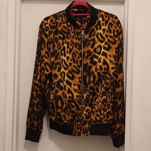 Zara Animal prints bomber jacket size M like new